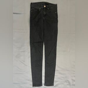 H&M Black Skinny Denim Jeans Size 2